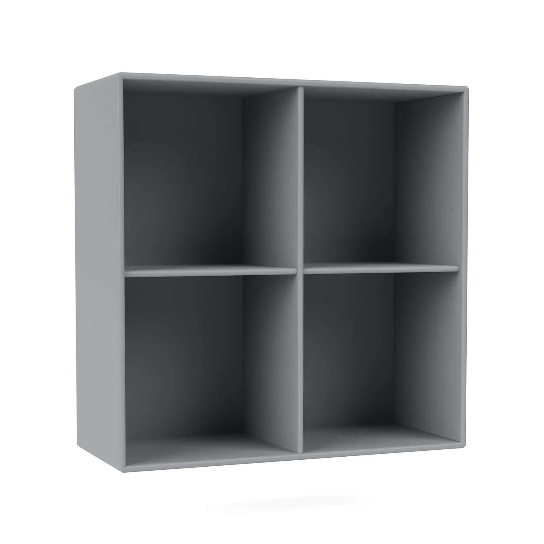 Wall Mounted Bookcase with 4 Compartments - Graphic