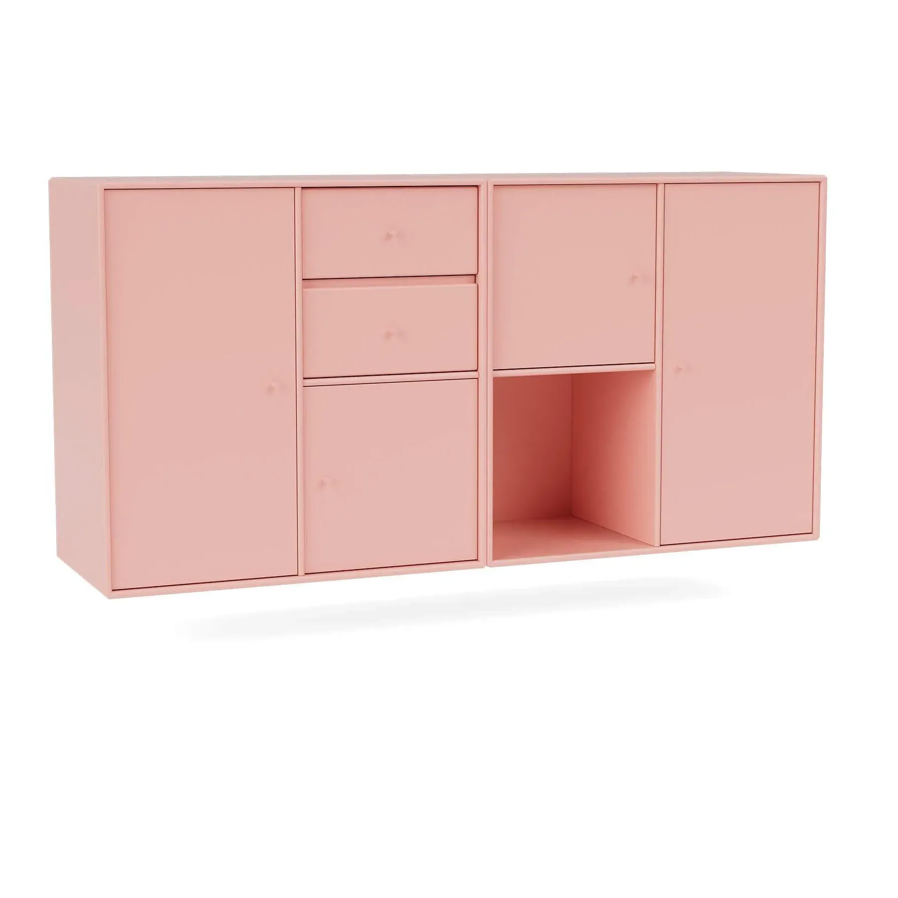 Wall Mounted Couple Sideboard - Ruby image
