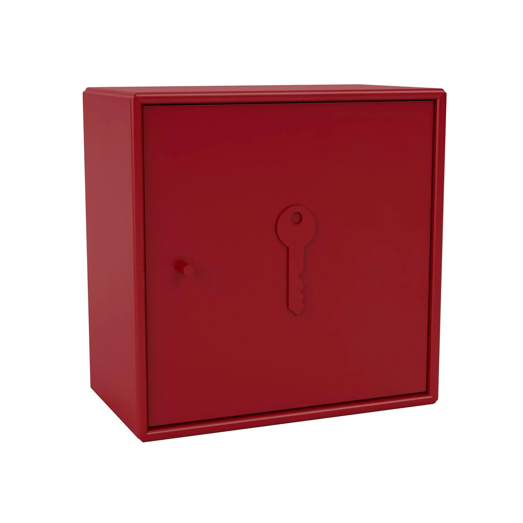 Wall-Mounted Key Cabinet with Shelf - Parsley