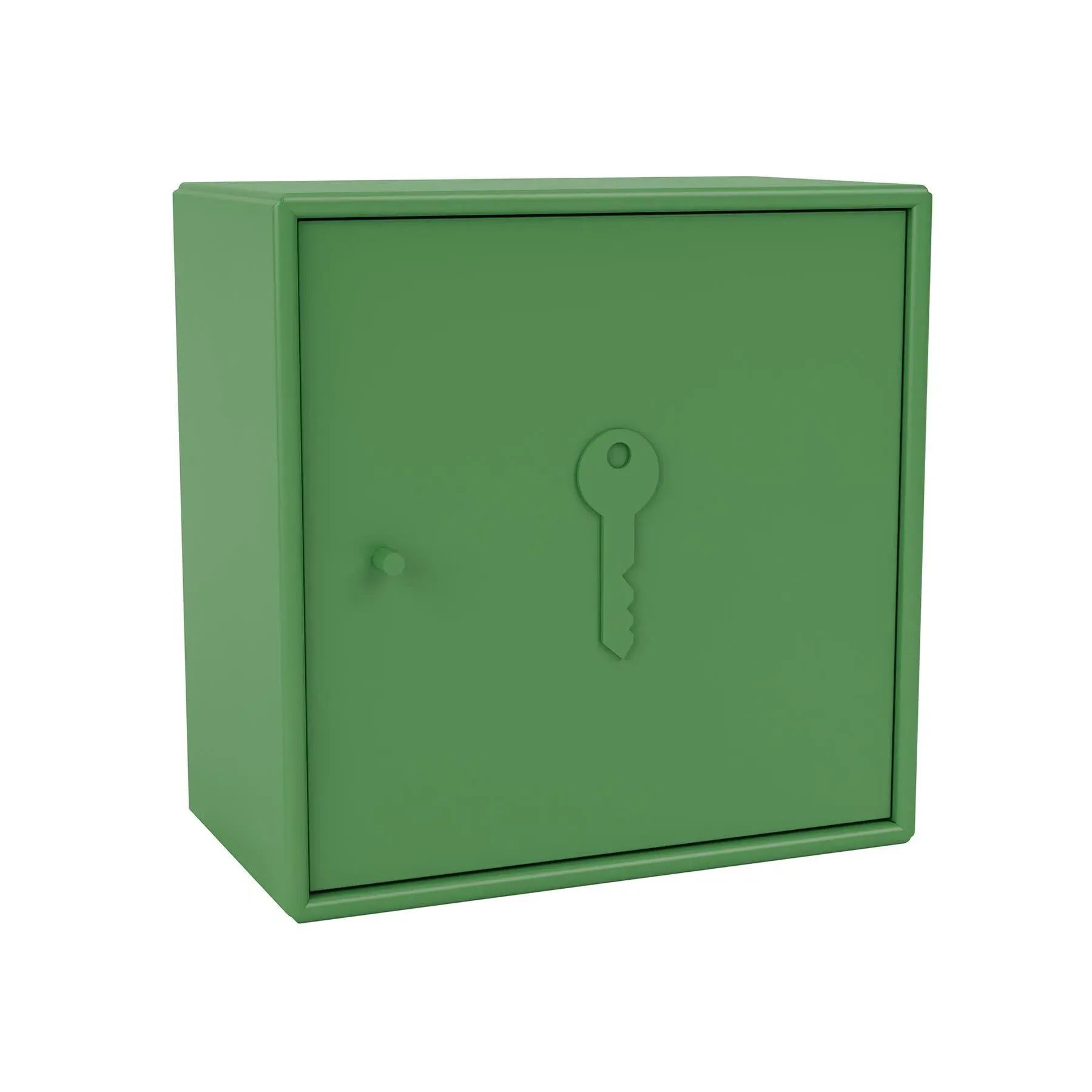 Wall-Mounted Key Cabinet with Shelf - Parsley
