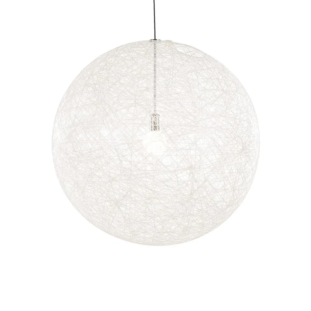 Medium Pendant Light - White, Resin Yarn
