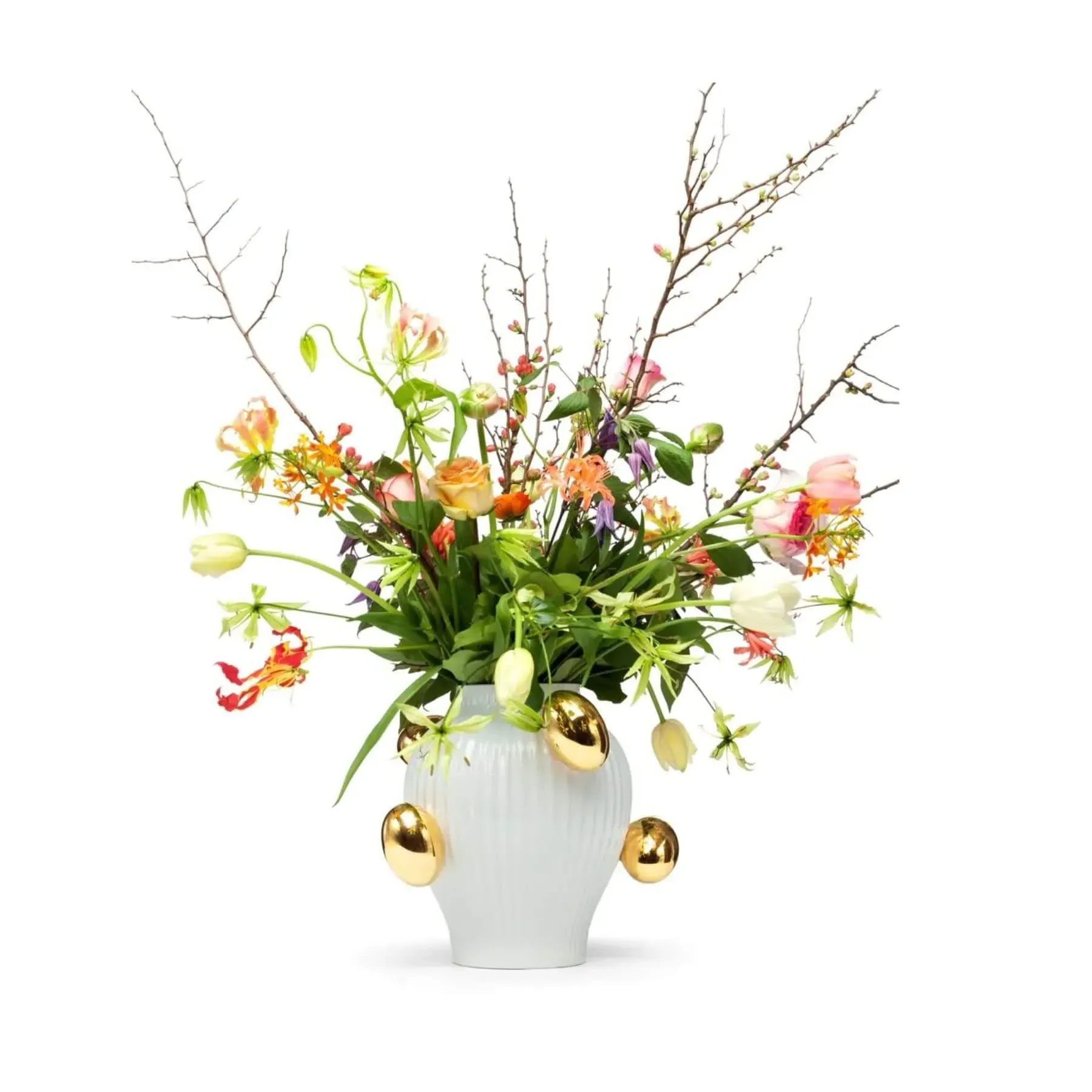 Model 6 Decorative Vase - Blue, Ceramic