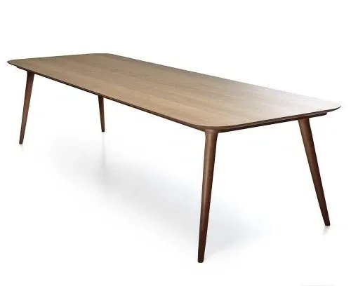 Small Rectangular Dining Table - White, Oak