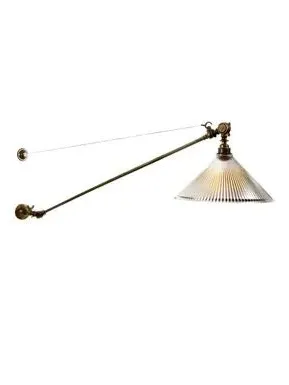 Adjustable Cone Wall Light - Silver, Glass
