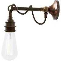 Cable Wall Light - Antique Brass