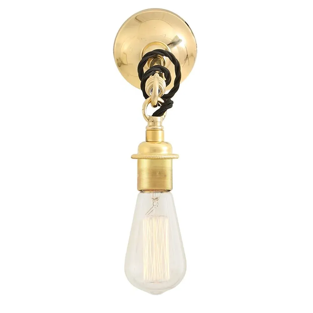 Cable Wall Light - Polished Brass