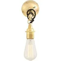 Cable Wall Light - Satin Brass