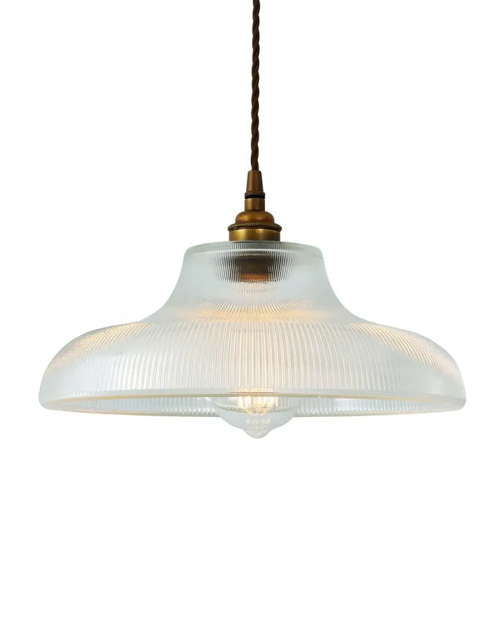 Industrial Railway Pendant Light - Polished Chrome