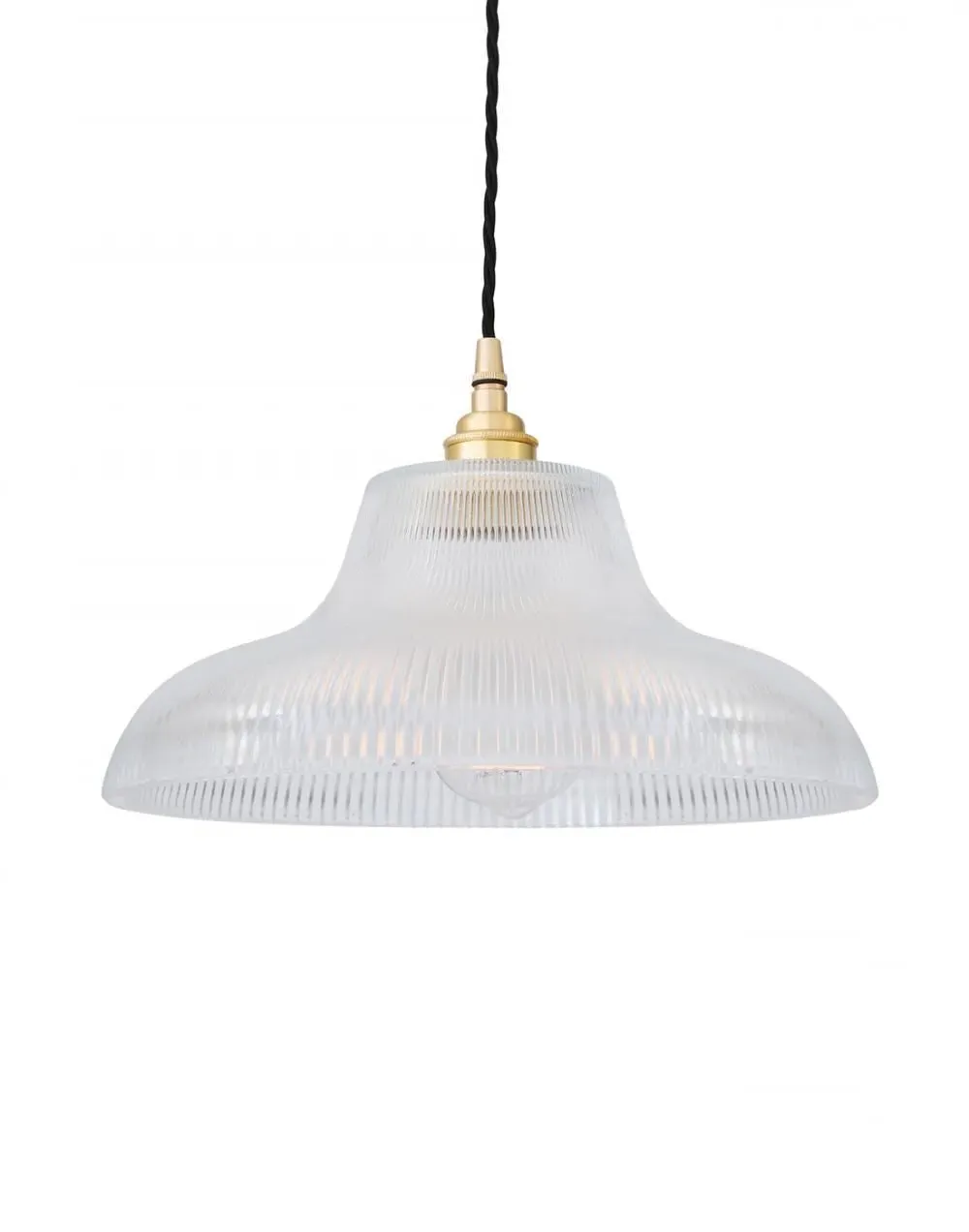 Industrial Railway Pendant Light - Polished Chrome