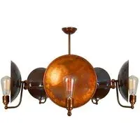 Multi-Light Chandelier - Polished Brass
