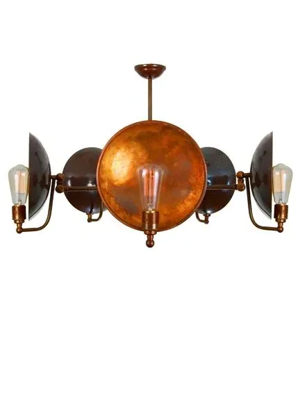 Multi-Light Chandelier - Polished Brass