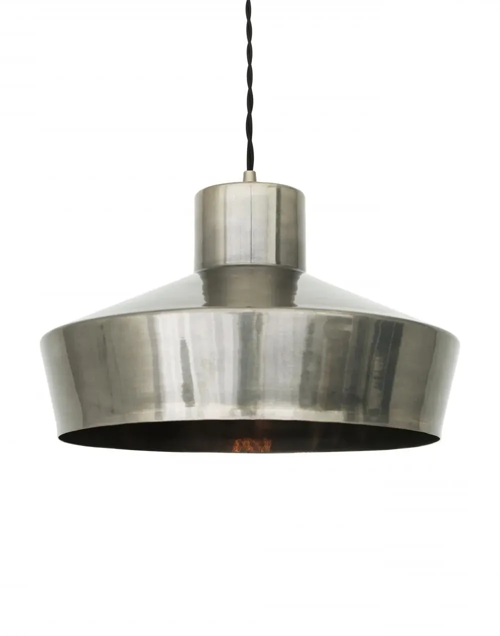 Pendant Light Industrial Style - Satin Brass