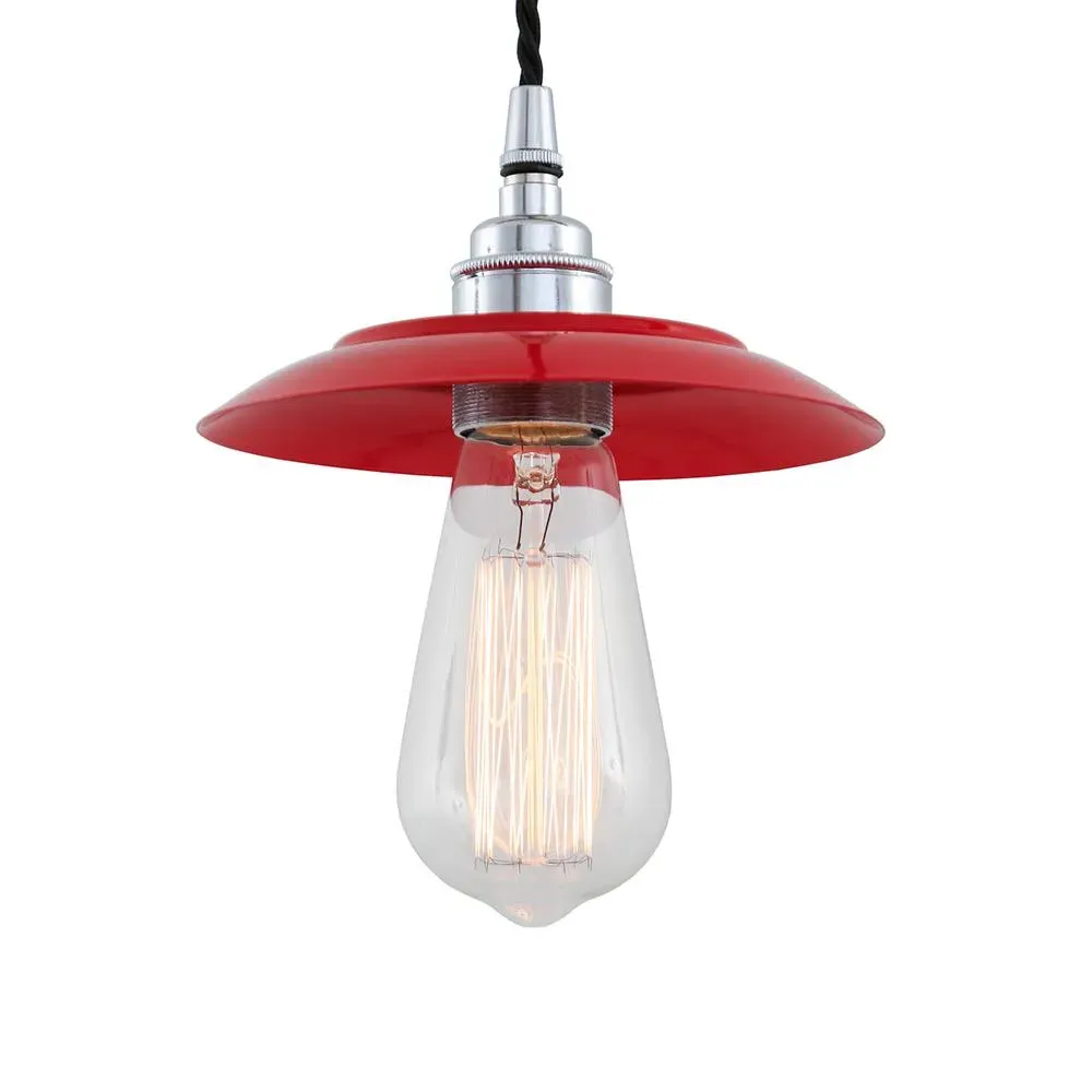 Pendant Light with Filament Bulb - White