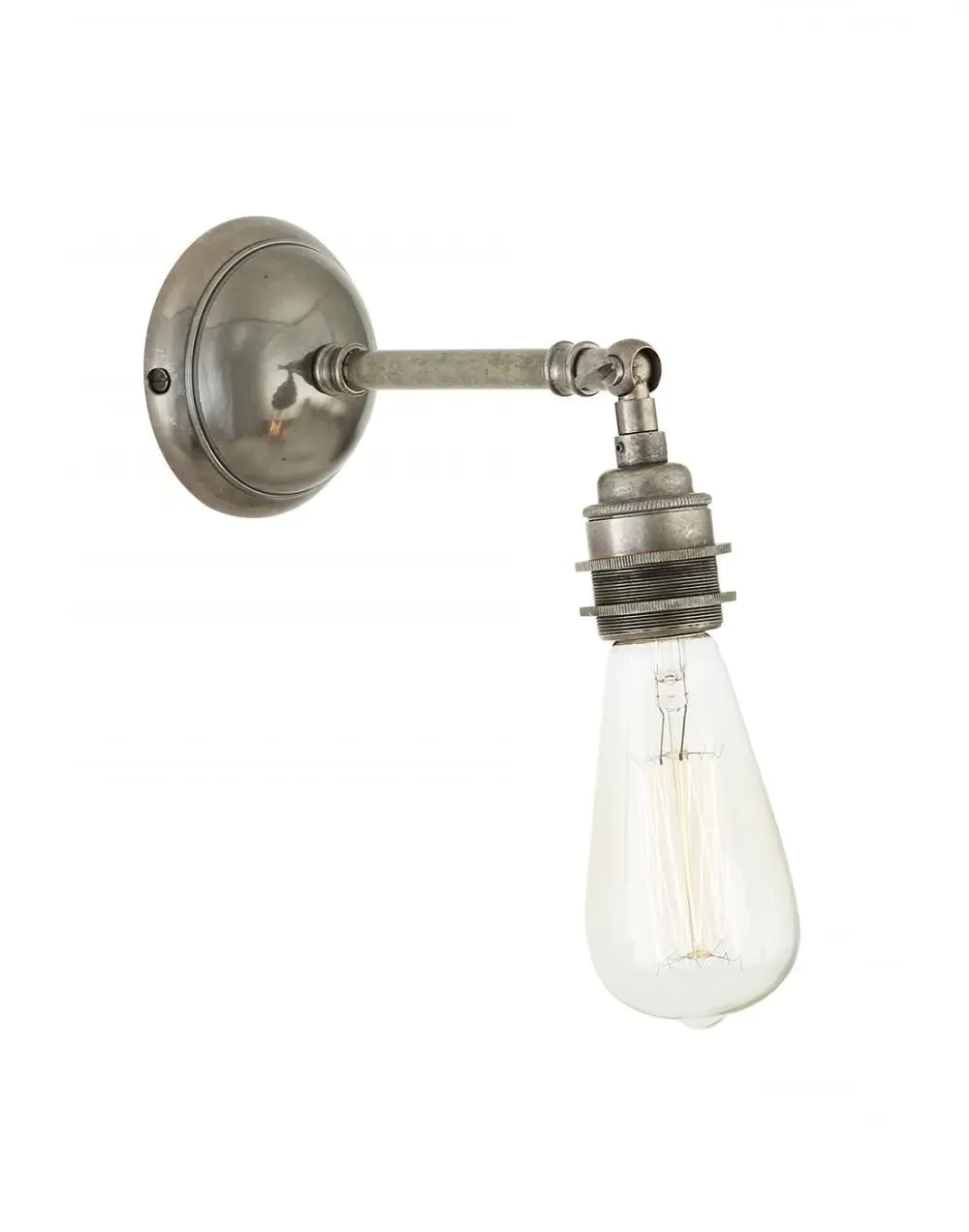 Wall Light with Exposed Design - Polished Brass, Metal