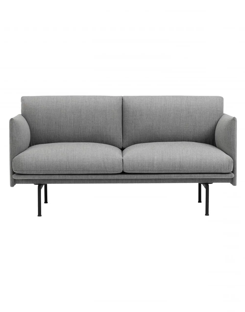 2-Seater Studio Sofa - Aluminium Legs image