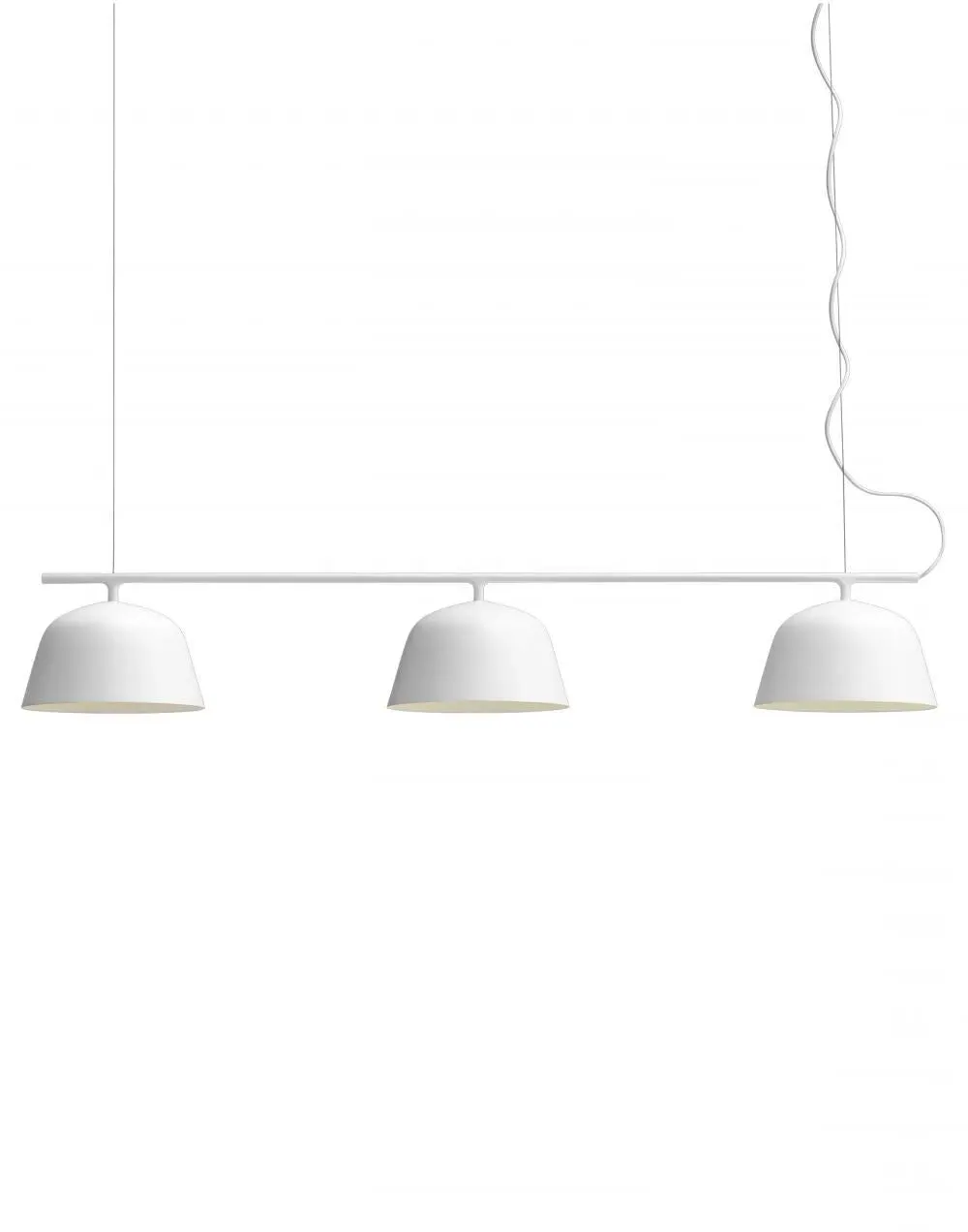 3-Light Rail Pendant Light - Taupe, Aluminium