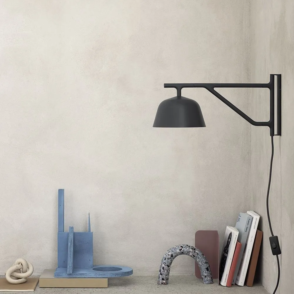 Adjustable Wall Light with Rotating Arm - Taupe