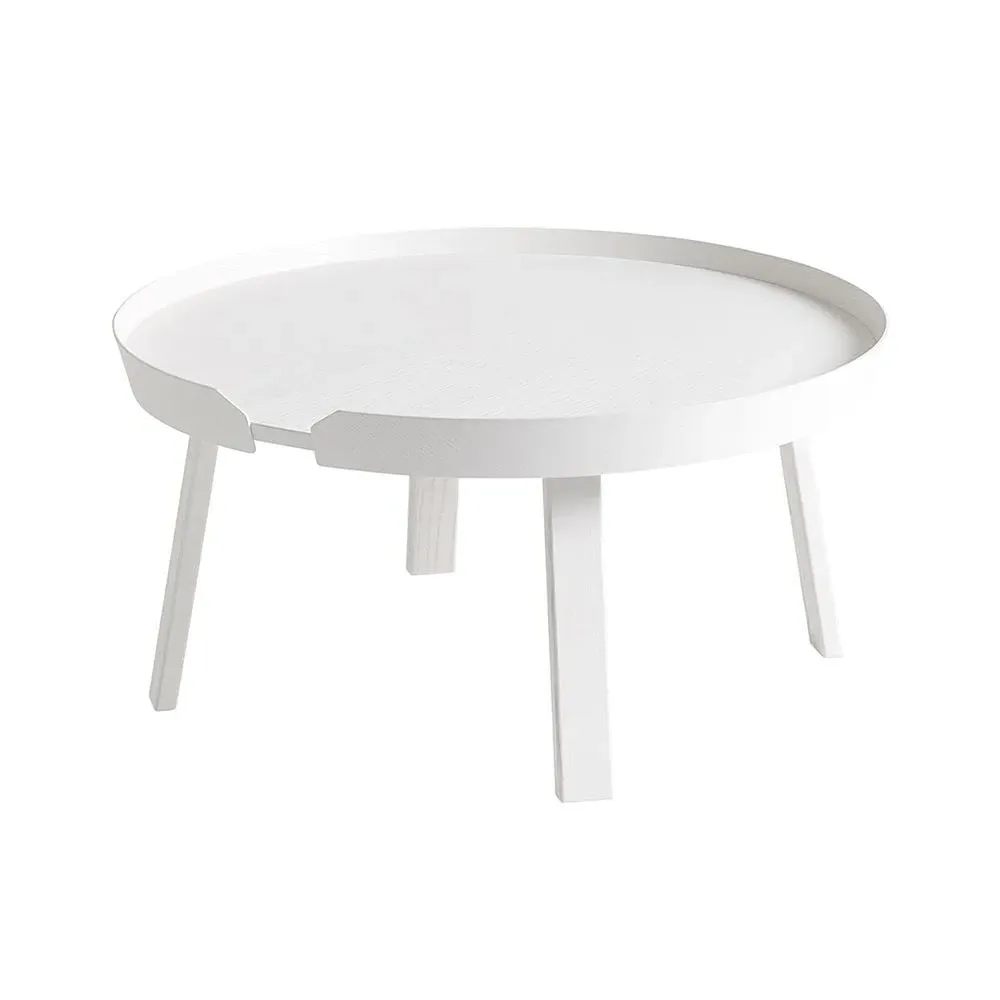 Around Large Coffee Table - White