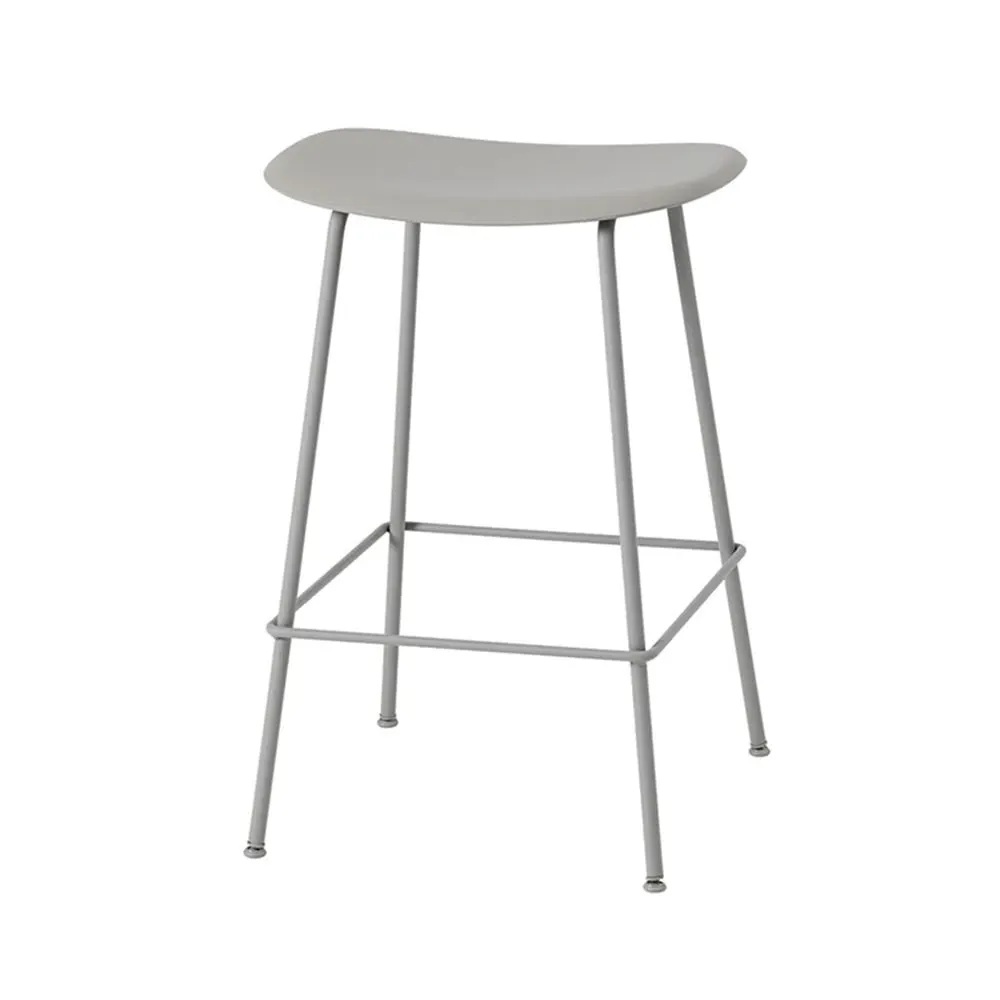 Bar Stool with Tube Base - Green, Composite