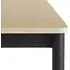 Base Large Rectangular Dining Table - Oak, Black