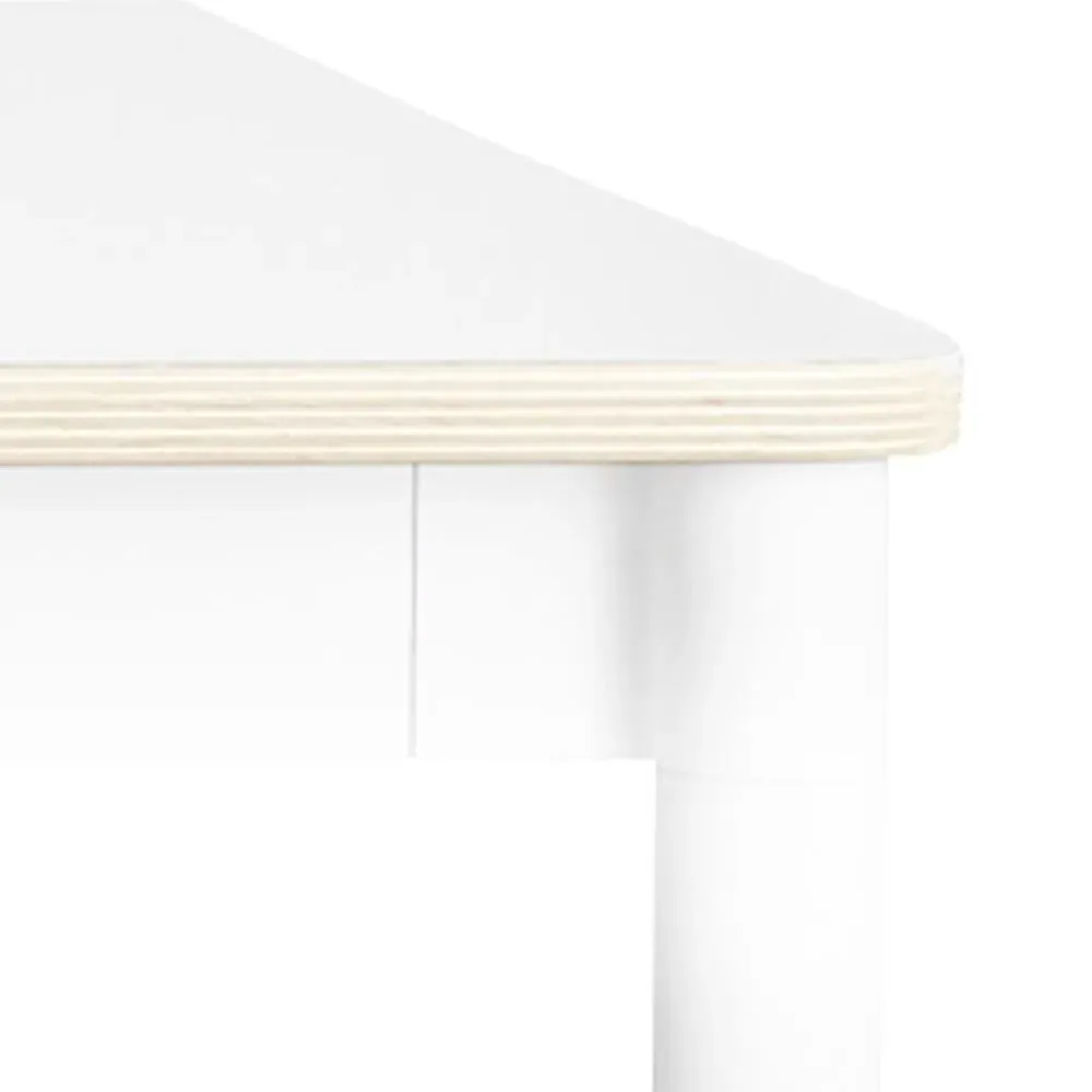 Base Rectangular Dining Table - Oak, White
