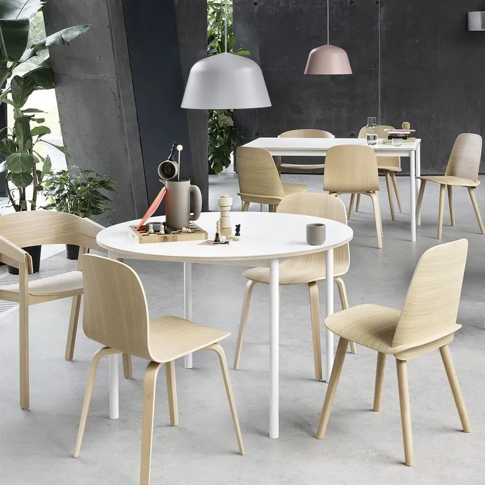 Base Round Dining Table - Black, Plywood