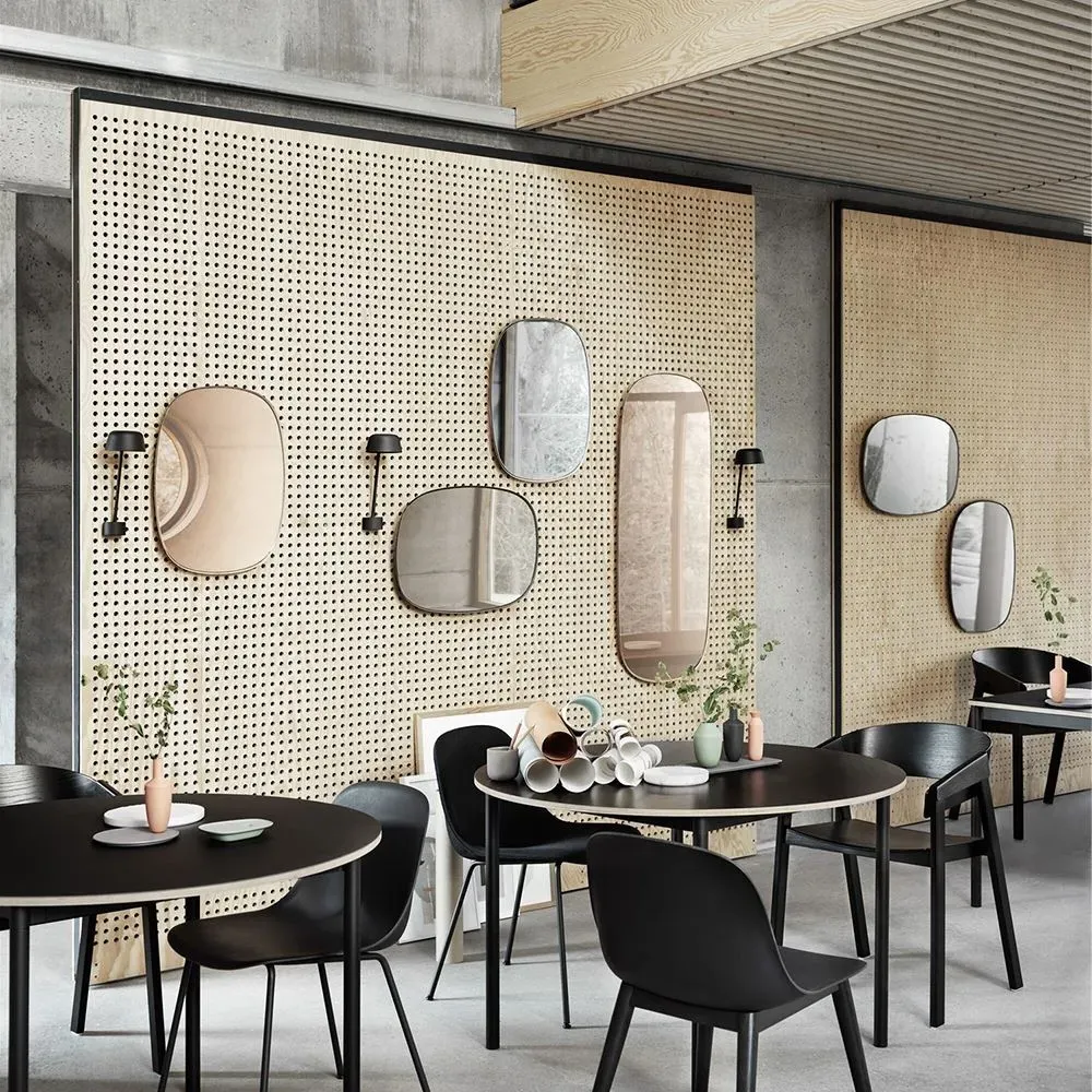 Base Round Dining Table - Black, Plywood