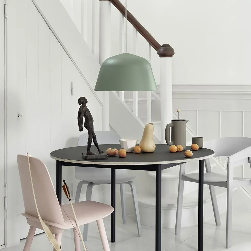 Base Round Dining Table - White, Plywood