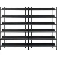 Compile Configuration 8 Shelving System - Black