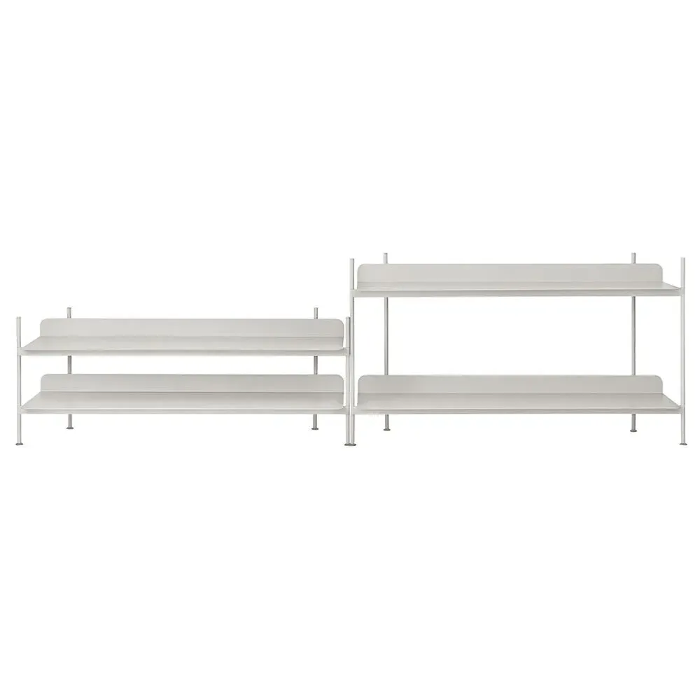 Configuration 5 Shelving System - Grey