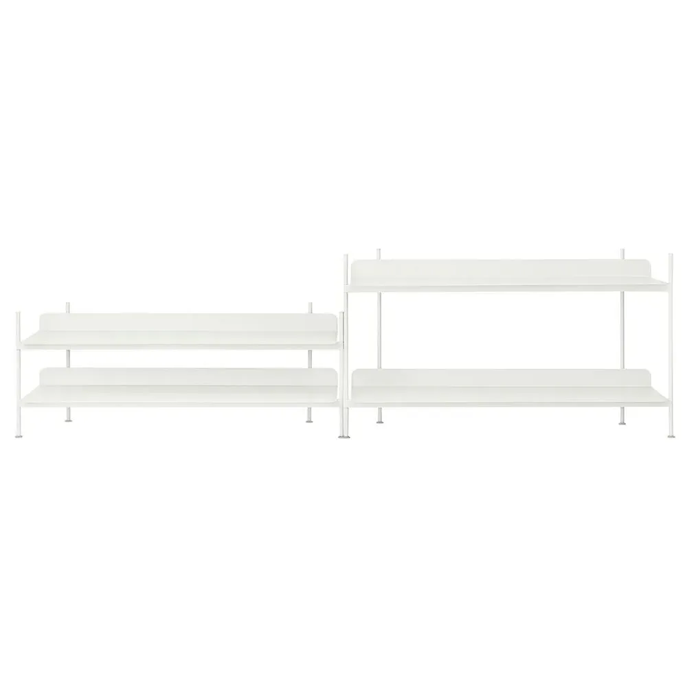 Configuration 5 Shelving System - White