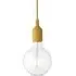 E27 Pendant Light - Mustard, Rubber
