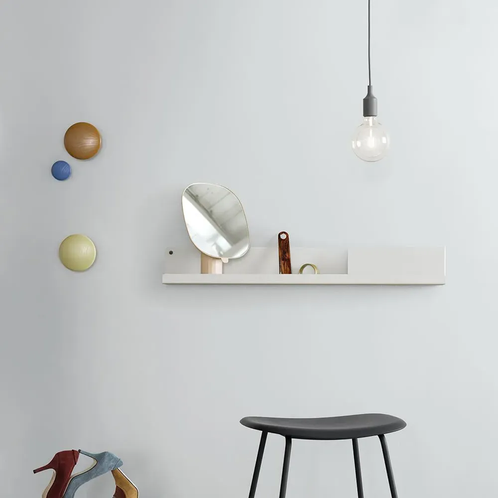 E27 Pendant Light with Spare LED - Red, Rubber