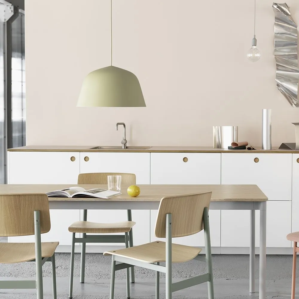 Extra Large Rectangular Dining Table - Black, Linoleum