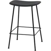 Fiber Bar Stool Tube Base - Black