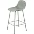 Fiber Bar Stool Tube Base - Dusty Green