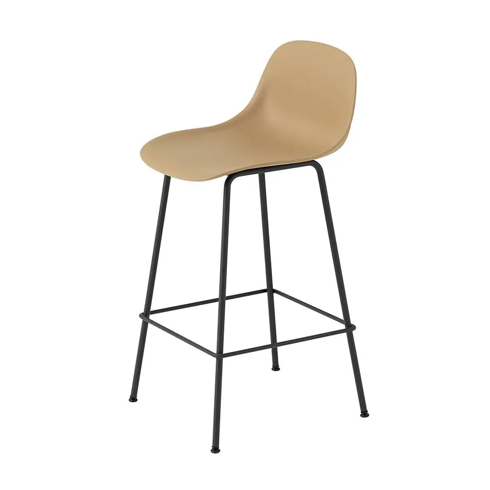 Fiber Bar Stool Tube Base - Ochre