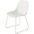 Fiber Side Chair with Sled Base - Natural White