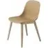 Fiber Side Chair with Wood Base - Ochre, Oak