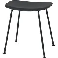Fiber Tube Base Stool - Black