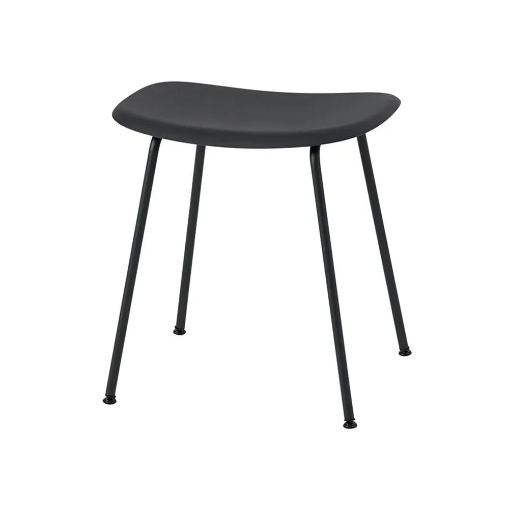 Fiber Tube Base Stool - Black image