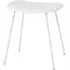 Fiber Tube Base Stool - Natural White