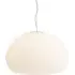 Fluid Large Pendant Light - Opal White, Frosted Glass