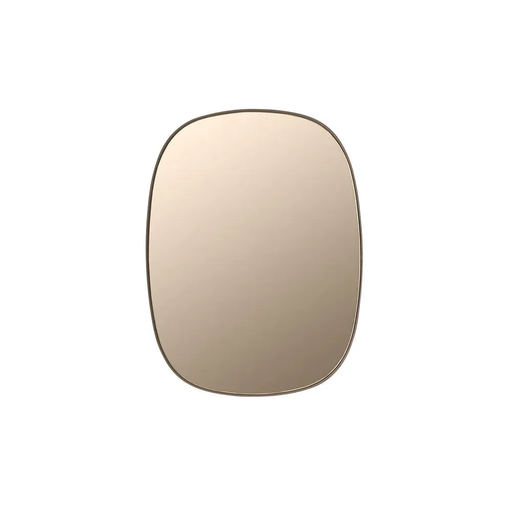 Framed Small Mirror - Rose, Steel image