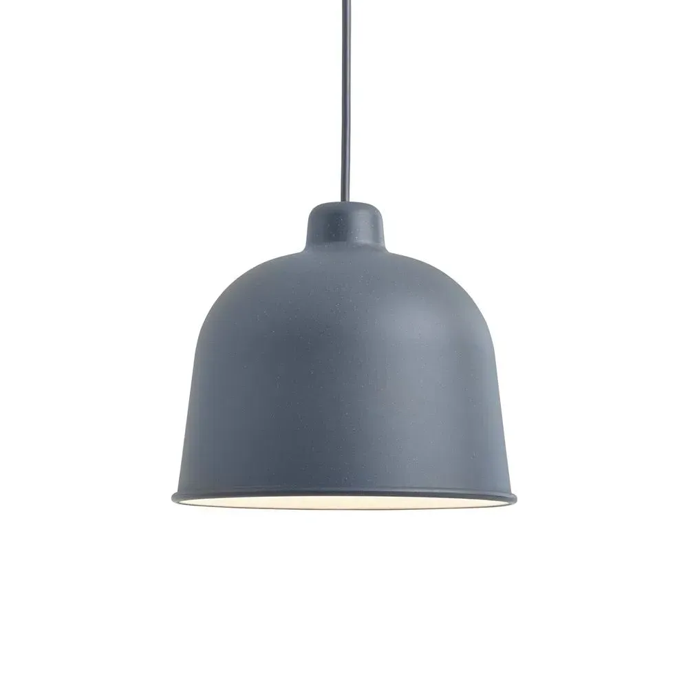 Grain Pendant Light - Dark Green, Bamboo