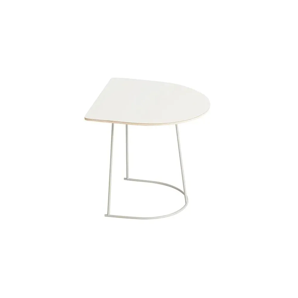 Half Size Coffee Table - Off White, Metal