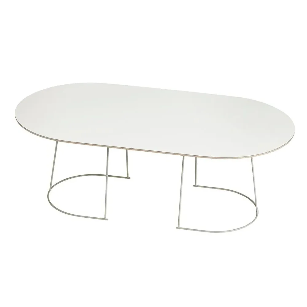 Large Coffee Table - Off White, Metal