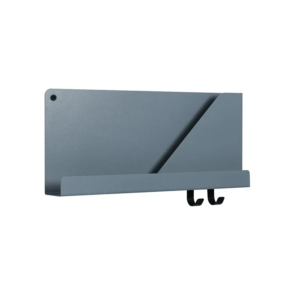 Large Folded Wall Shelf - Olive, Steel