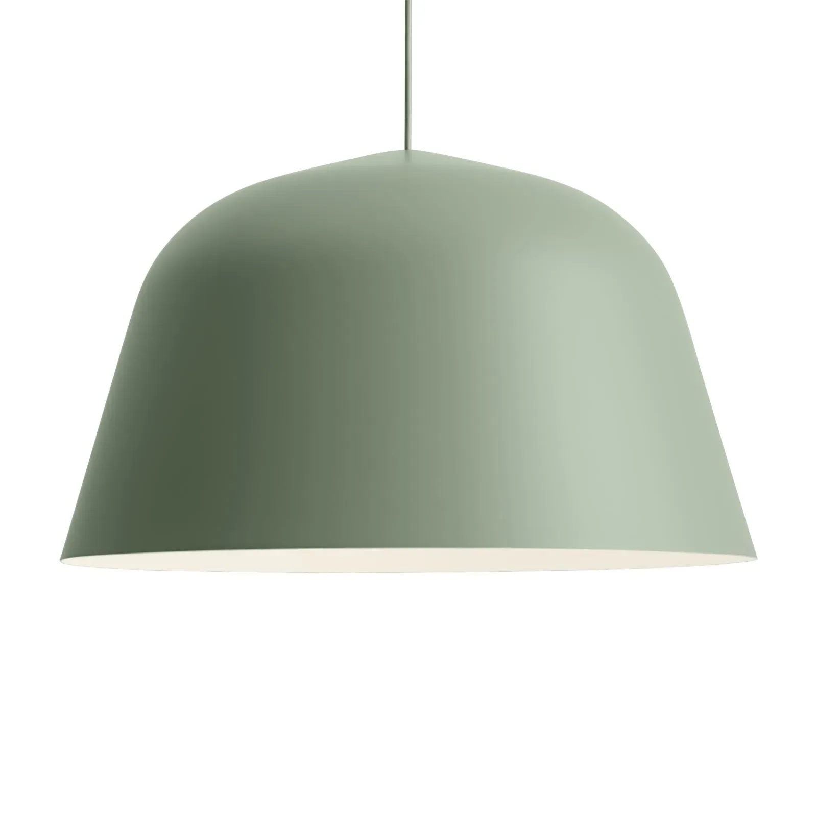 Large Pendant Light - Green, Aluminium