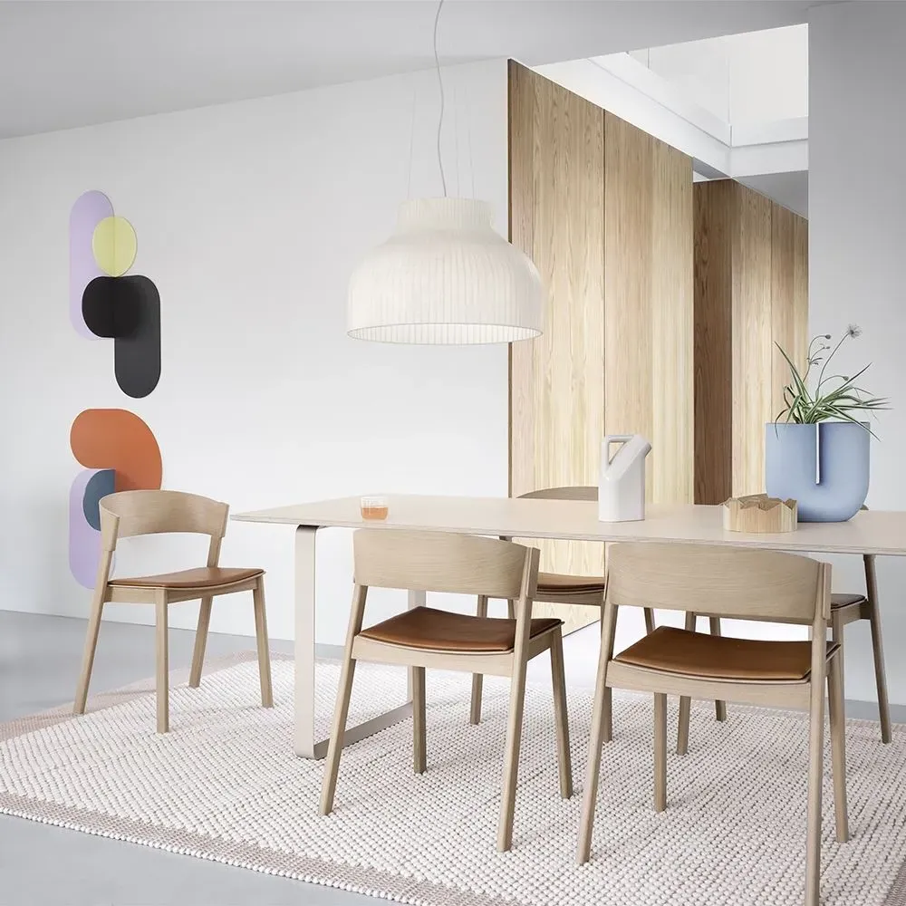 Large Pendant Light Open Design - Steel Frame